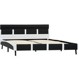  Okvir za krevet od umjetne kože s LED svjetlom crni 120x200 cm | shoptok.hr