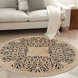 Conceptum Hypnose Woopamuk473 cream rug (110 x 110) Cene