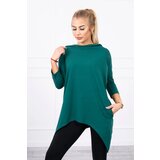 Kesi Sweatshirt with a print of wings green | shoptok.hr