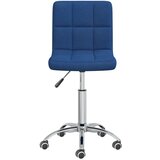 Maison Chic Vrtljiv Jedilni stoli - Vzorci stoli modro blago A1729, (22031291) | Shoptok.si