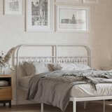  Metalno zamjensko uzglavlje bijelo 135 cm | shoptok.hr