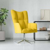  Stolica za opuštanje boja senfa baršunasta | shoptok.hr