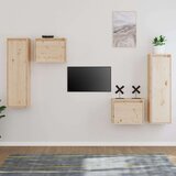 TV omarica 4 kosi trdna borovina, (20730252) Cene