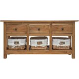  Komoda Masivno Obnovljeno Drvo 100x30x50 cm | shoptok.hr