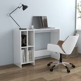  Stol za prijenosno računalo sjajni bijeli 102,5x35x75 cm drveni | Eponuda.com