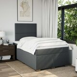  Krevet box spring s madracem tamnosivi 120 x 190 cm tkanina | shoptok.hr