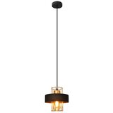  Luster na sajli VOLTA 1xE27/15W/230V crna/ružičasto zlato | Eponuda.com