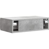 Stolna montirana na zid Betonska siva 59 x 34,5 x 17 cm | shoptok.hr