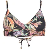 Bikini gornji dio 'Wave' zelena / ljubičasta / narančasta / crna
