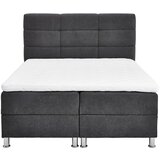 CARRYHOME POSTELJA Z VZMETNICO 140 cm x 200 cm , tekstil antracit | Shoptok.si