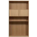 Modularna biblioteka u dekoru hrasta u prirodnoj boji 110x199 cm Modular –