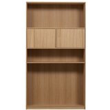 vtwonen Modularna knjižna polica v hrastovem dekorju v naravni barvi 110x199 cm Modular – | Shoptok.si