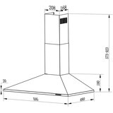 Berdsen BT-213 INOX kuhinjska napa s dimnjakom od 60 cm | shoptok.hr