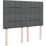 vidaXL otomanski krevet s madracem tamnosivi 140x190cm od tkanine | shoptok.hr