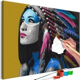  Slika za samostalno slikanje - Beautiful Fire Keeper 60x40 | shoptok.hr