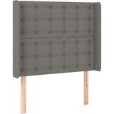  Krevet box spring s madracem LED tamnosivi 100x200 cm tkanina | shoptok.hr