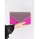 Shelvt Purple small clutch bag decorated with crystals | Shoptok.si