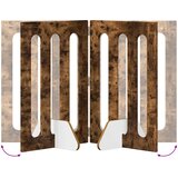  Preklopna ogradica za kućne ljubimce 2 pcs Dimljeni Hrast | shoptok.hr