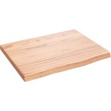 Maison Chic Stenska polica - Viseča Polica svetlo rjava 40x30x2 cm trdna hrastovina, (21784688) Cene