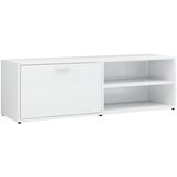 Furnova TV omarica visok sijaj bela 120x34x37 cm iverna plošča, (21923372) | Shoptok.si