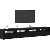 TV ormar 2 pcs Crni hrast 240 x 35 x 40 cm Konstruirano drvo | Eponuda.ba