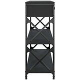  Konzolni stol crni 100 x 28 x 75 cm od konstruiranog drva | shoptok.hr
