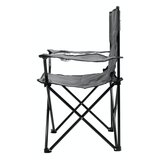 Cattara stol za kampiranje BARI, 49 x 39 x 84 cm, zložljiv, siv, (21140118) | Shoptok.si