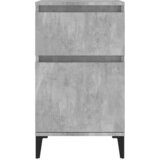  Noćni ormarići 2 kom siva boja betona 40x35x70 cm | Eponuda.com