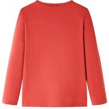  Dječja majica s dugim rukavima tamnocrvena 116 | shoptok.hr