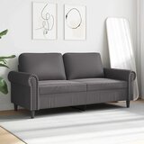  Dvosjed od tkanine siva 140 cm od umjetne kože | shoptok.hr