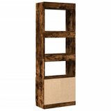  Visoka komoda Smoked Oak 63x33x180 cm od konstruiranog drva | Eponuda.com