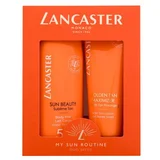 Lancaster Sun My Sun Routine Set mlijeko za tijelo Sun Beauty Sublime Tan SPF50 175 ml + losion poslije sunčanja Golden Tan Maximizer 125 ml