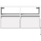  Zidni TV ormarić s LED svjetlima bijeli 80 x 31 x 45 cm | Eponuda.com