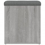  Klupa za cipele siva boja hrasta 42x42x45 cm konstruirano drvo | Eponuda.ba