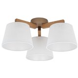 Brilagi plafonski luster latte sabia 3xE27/15W/230V borovina/bela | Eponuda.com