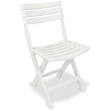  3-dijelni sklopivi bistro set plastični bijeli | shoptok.hr