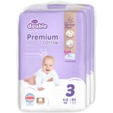 Violeta pelene PREMIUM COTTON Double Care sa maramicama Water XXL 3pack, mjesečno pakiranje | shoptok.hr