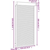 Roletna Bijeli 110 x 220 cm Aluminij i poliuretan | shoptok.hr