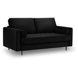 Milo Casa crna baršunasta sofa Santo, 174 cm Cijene