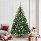 vidaXL Umjetno božićno drvce s stalakom Zelena 210 cm PE i PVC | shoptok.hr