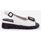 ARTIKER Leather Women's Wedge Sandals with Decoration | ePonuda.com