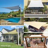 SUNNY GUARD Senčno jadro 3 × 4 m peščene barve | Shoptok.si