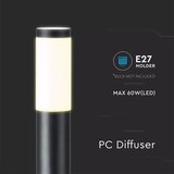  Spoljašnja svetiljka 1xE27/60W/230V IP44 110cm crna | Eponuda.com