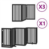  Vrata za pse s vratašcima 15 panela sklopiva 750 cm drvo topole | Eponuda.com