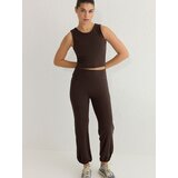 Trendyol Ženski top Thmss25Bz00001, Smeđi | Eponuda.com