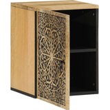 vidaXL Stenska kopalniška omarica 38x33x48 cm trden mangov les | Shoptok.si
