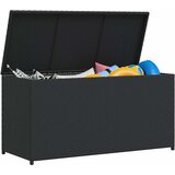  Vrtna kutija za pohranu crna 120 x 50 x 60 cm od poliratana | shoptok.hr