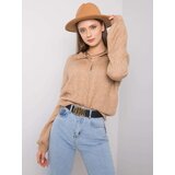 RUE PARIS Sweater-269-SW-5593.32-camel | Shoptok.si
