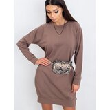 BASIC Feel Good Dress-RV-TU-5184.93P-brown | Shoptok.si