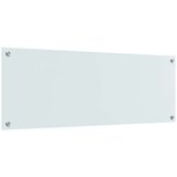  Kuhinjski zid Bijelo 110 x 40 cm Staklo otporno na udarce | Eponuda.com